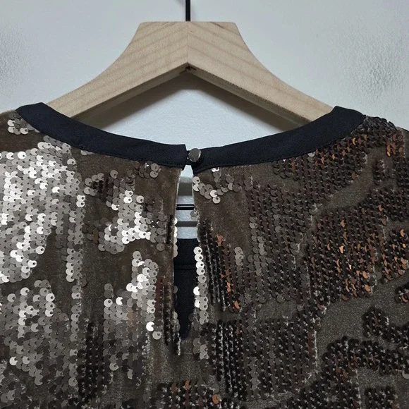 NWT Anthropologie Ro&De Andi Sequined Tee Dress - Size Small - Picture 6 of 12